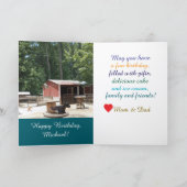 Coloré, Joyeux 5e anniversaire, carte (Intérieur)