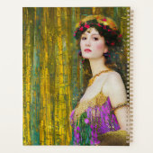 Coloré Klimt Style Collage Portrait d'une femme (Dos)