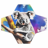 Coloré Koala Bear Aquarelle Splash, (Plat)