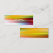 colore le carte de visite maigre (Devant / Derrière)