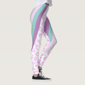 Coloré Léopard Poster de animal Leggings (Droite)