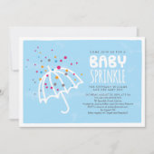 Coloré moderne Baby Sprinkle Invitation (Devant)