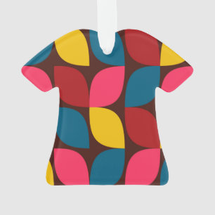 Coloré, moderne, tendance, abstraction de fleurs u