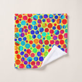 Coloré Motif élégant et chic (Gant de toilette)