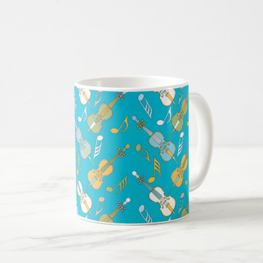Coloré Notes de colle Mug (Devant droit)