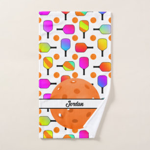 Coloré, Pagaies De Pickleball, Orange Personnalisé