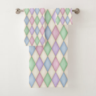 Coloré Pastel Harlequin Motif