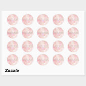 Coloré Pastel Lights Bokeh Custom Sticker I (Feuille)
