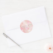 Coloré Pastel Lights Bokeh Custom Sticker II (Enveloppe)