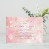 Coloré Pastel Lights Bridal Shower Invitation (Debout devant)