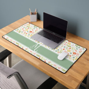 Coloré Pastel Stylisé Motif Monogramme M