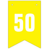 Coloré Personnalisé Age Anniversaire Fête Bannière (Troisième drapeau)