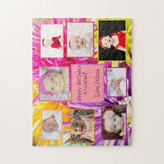 Coloré Photo Collage Puzzle (Vertical)