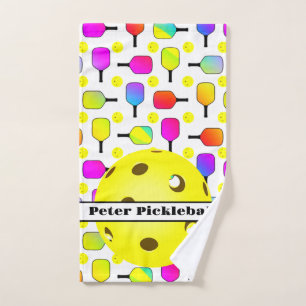 Coloré, Pickleball Paddles, Jaune Personnalisé