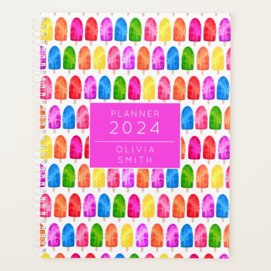 Coloré Popsicle Ice Lolly motif (Devant)