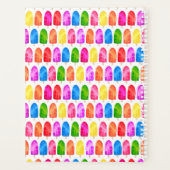 Coloré Popsicle Ice Lolly motif (Dos)