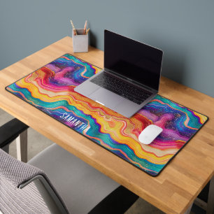 Coloré Rainbow Glittery Agate Texogramme