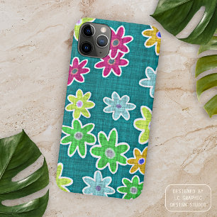 Coloré Retro Chic Bohème Motif d'Art Floral