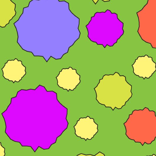 Coloré Retro funky pok Sac fourre-tout