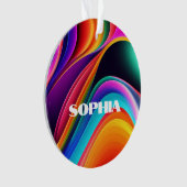 Coloré Rétro Waves Personnel (devant)