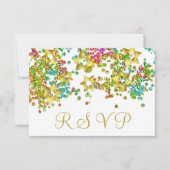 Coloré RSVP Gold Star Glittery Confetti (Devant)