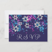 Coloré RSVP Silver Star Glittery Confetti (Devant)