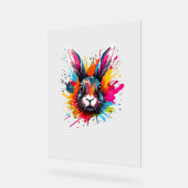 Coloré Splash Art Cute Continental Giant Rabbit (Angle)