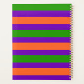 Coloré Striped Cute School Enseignant/Étudiant (Dos)