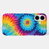 Coloré Tie Dye coque iphone d'art (Verso (horizontal))