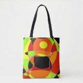 coloré vert sinaasappel draagtas (Voorkant)