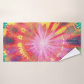 Coloré Vibrant Cravate-Dye #1 (Serviette de bain)