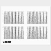COLORE VOS PROPRES Stickers Rectangle Tricot (Feuille)