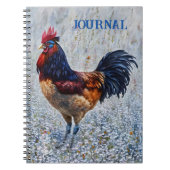 Coloré Whimsical Rooster Farm Art Journal (Devant)