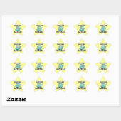 Colorectale kanker BITES Ster Sticker (Vel)