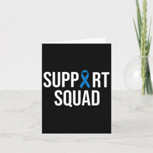 Colorectale kanker Colon Cancer Blue Ribbon Kaart