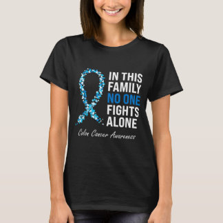 Colorectale Kanker Darmkanker Blauwe Lint T-shirt