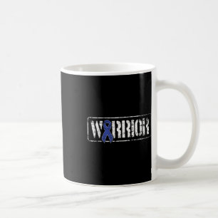Colorectale Kanker Warrior - Donkerblauw Militair Koffiemok