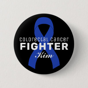 Colorectale kanker Zwarte Button