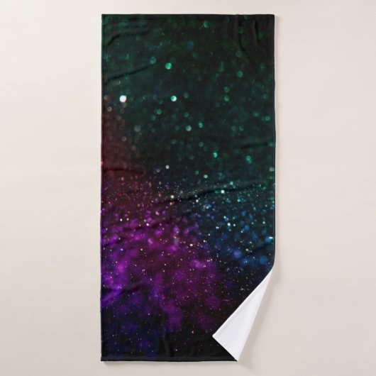 Colored abstract blurred light background (Serviette de bain)