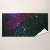 Colored abstract blurred light background (Serviette de bain)