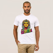 Colored Cleopatra T-Shirt | Ancient Egyptian Queen (Devant entier)