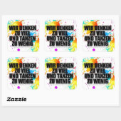 Colored Feiern Verbindet Sticker (Vel)