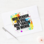 Colored Feiern Verbindet Sticker (Envelop)