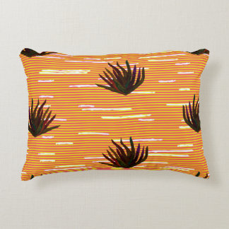 Colored leaves,exotic plant seamless pattern in vi accent kussen