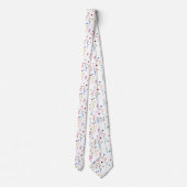 Colored Party Confetti Pattern Stropdas (Achterkant)