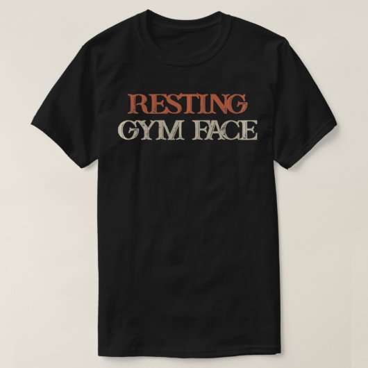 Colored Saying, Resting Gym Face Pullover  (Design devant)