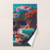 Colored skull (Serviette à main)