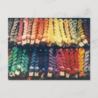 COLORED YARNS LIBERTY BRIEFKAART