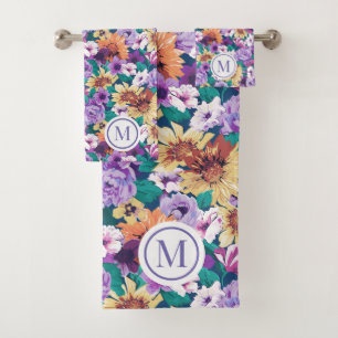 Colorée fleurs d'été collage motif