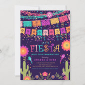 Colorée Invitation de Fiesta Engagement Party (Devant)